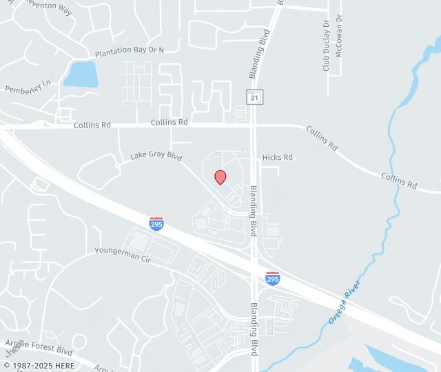 Location Map: 8102 Blanding Blvd Suite 17 Jacksonville, Florida 32244