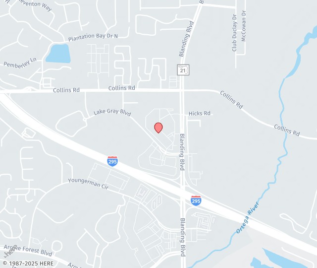 Location Map: 8102 Blanding Blvd, Suite 17 Jacksonville, Florida 32244