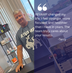 REVAMP helped me feel stronger more focused and more confident both in and out of the gym. Brent 1
